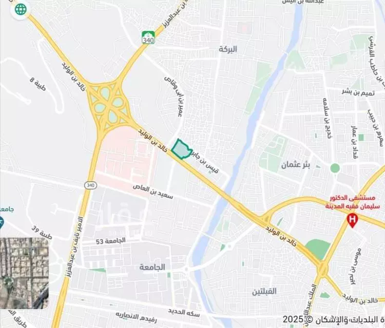 أرض للبيع في شارع خالد بن الوليد, حي البركة, مدينة المدينة المنورة, منطقة المدينة المنورة صورة 2