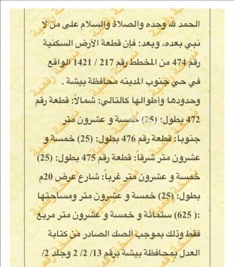 أرض للبيع في بيشة ، بيشة