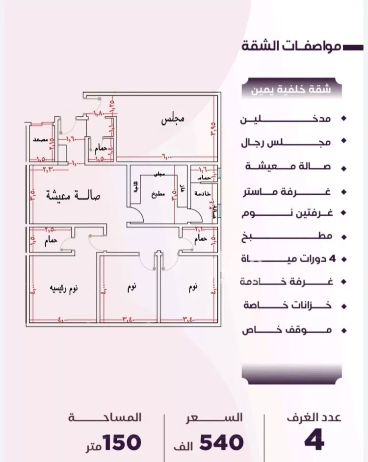 شقة للبيع في شارع العتيق, حي النزهة, مدينة جدة, منطقة مكة المكرمة 6