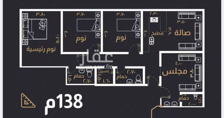 شقة للبيع في شارع الاسلام, حي الحمراء, مدينة جدة, منطقة مكة المكرمة صورة 2
