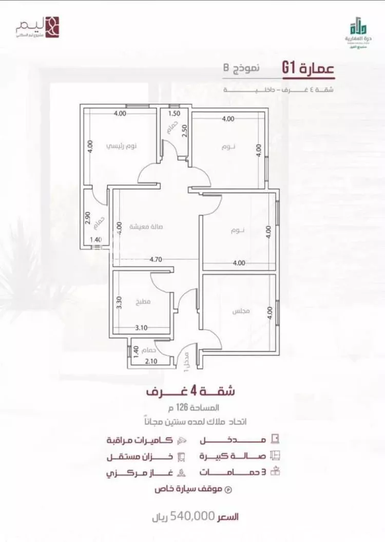 شقة للبيع في شارع المنار 2, حي المنار, مدينة جدة, منطقة مكة المكرمة