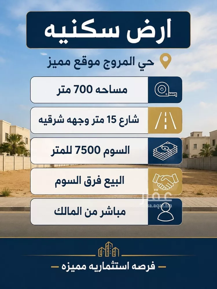 أرض للبيع في شارع محمد أبي حمزة, حي المروج, مدينة الرياض, منطقة الرياض