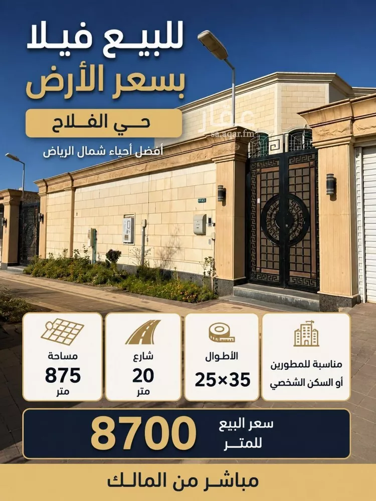 أرض للبيع في شارع الصفاء, حي الفلاح, مدينة الرياض, منطقة الرياض