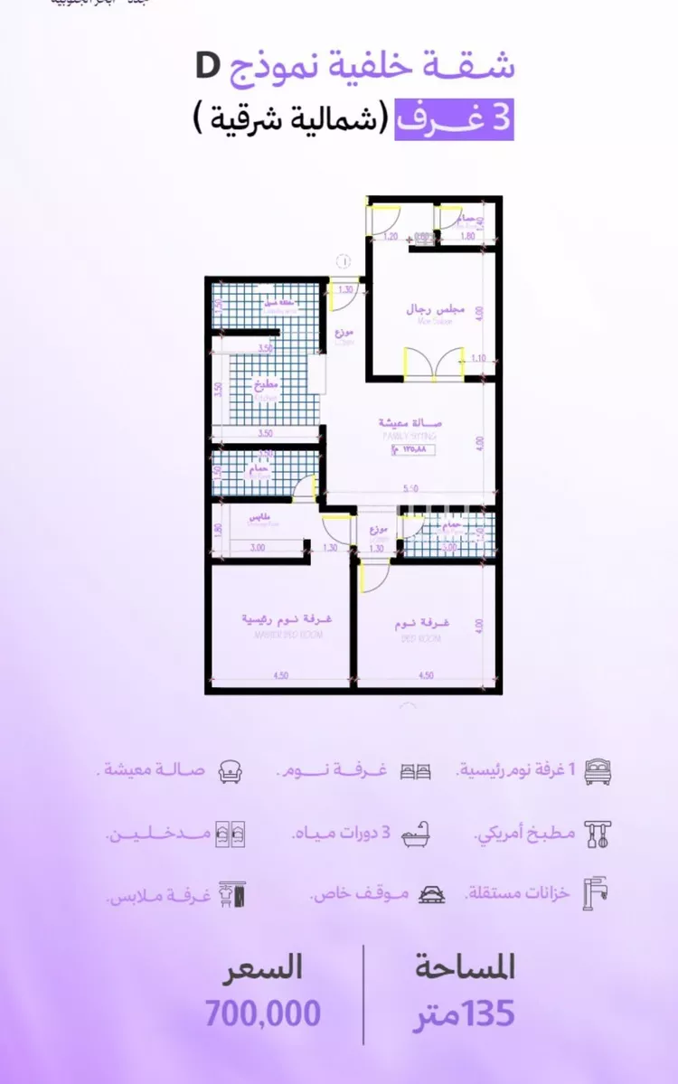 شقة للبيع في حي أبحر الجنوبية, مدينة جدة, منطقة مكة المكرمة صورة 2