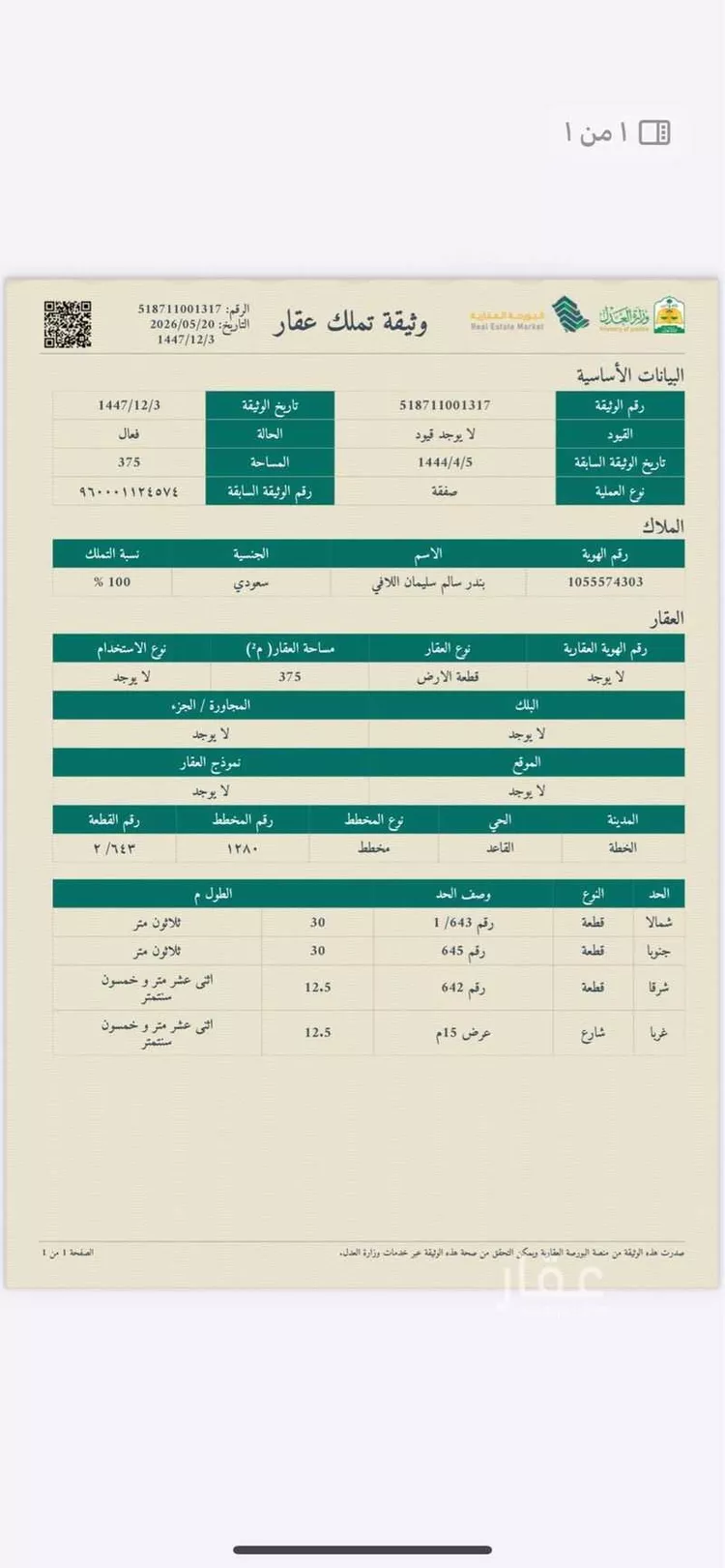 Land for Sale in Hail An Nasim