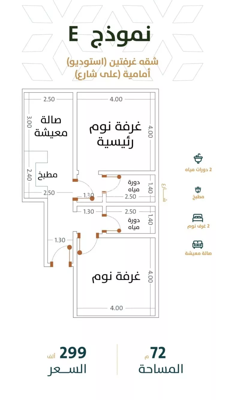 شقة للبيع في شارع الخليفة المأمون, حي الربوة, مدينة جدة, منطقة مكة المكرمة صورة 2