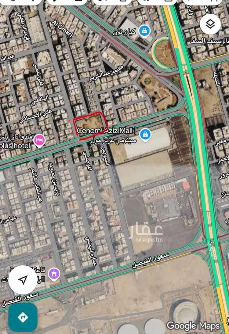 أرض للبيع في شارع الشافعي, حي الفيصلية, مدينة جدة, منطقة مكة المكرمة