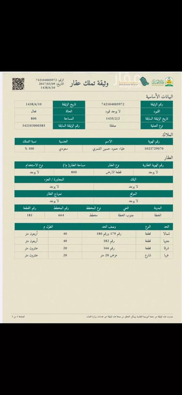 Land for Sale in Hail An Nasim