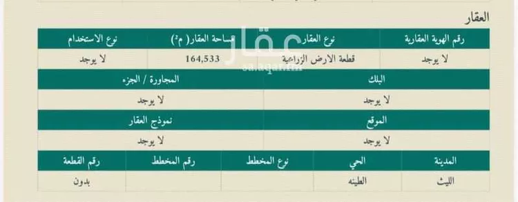 Land for Sale in Al Lith Al Lith