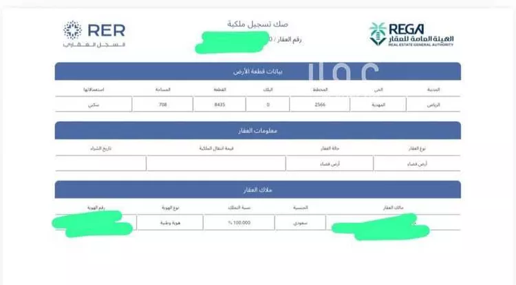 أرض للبيع في شارع علي بن نصر الحلي, حي المهدية, مدينة الرياض, منطقة الرياض صورة 2
