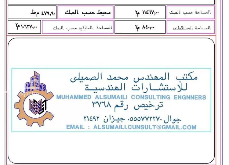 أرض للبيع في حي الخالدية, مدينة بيش, منطقة جازان صورة 2