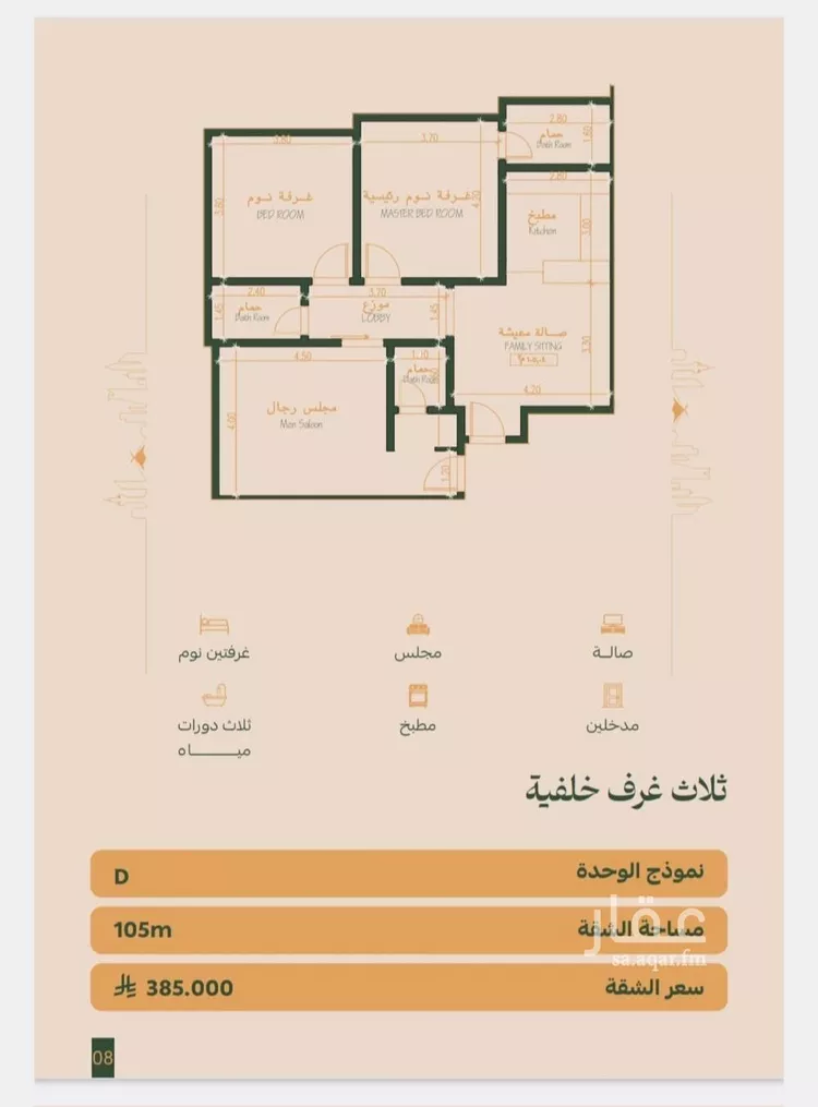 شقة للبيع في شارع منصور الطوخي, حي الفيصلية, مدينة جدة, منطقة مكة المكرمة صورة 2