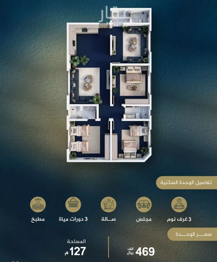 شقة للبيع في حي النزهة, مدينة جدة, منطقة مكة المكرمة صورة 3