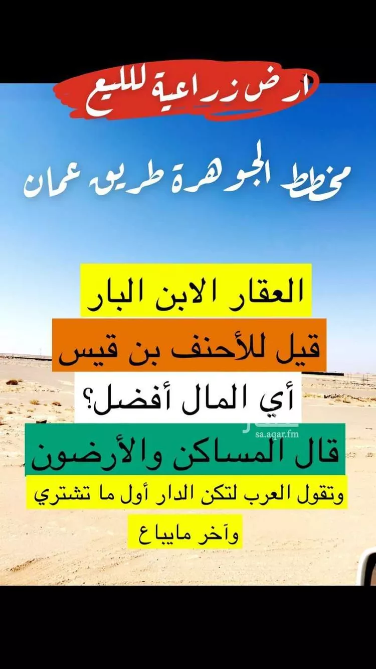 أرض للبيع في بئر ابن هرماس ، منطقة تبوك صورة 2