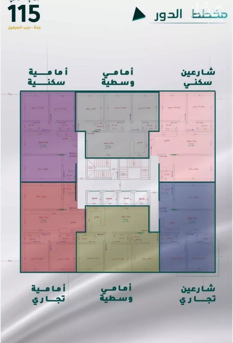 شقة للبيع في شارع ابو ذر الغفاري, حي الفيحاء, مدينة جدة, منطقة مكة المكرمة صورة 2