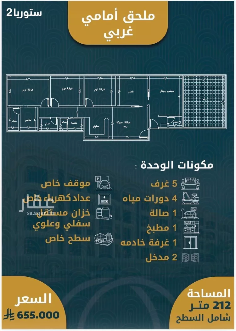 شقة للبيع في شارع الامير عبدالمجيد, حي الصواري, مدينة جدة, منطقة مكة المكرمة صورة 2