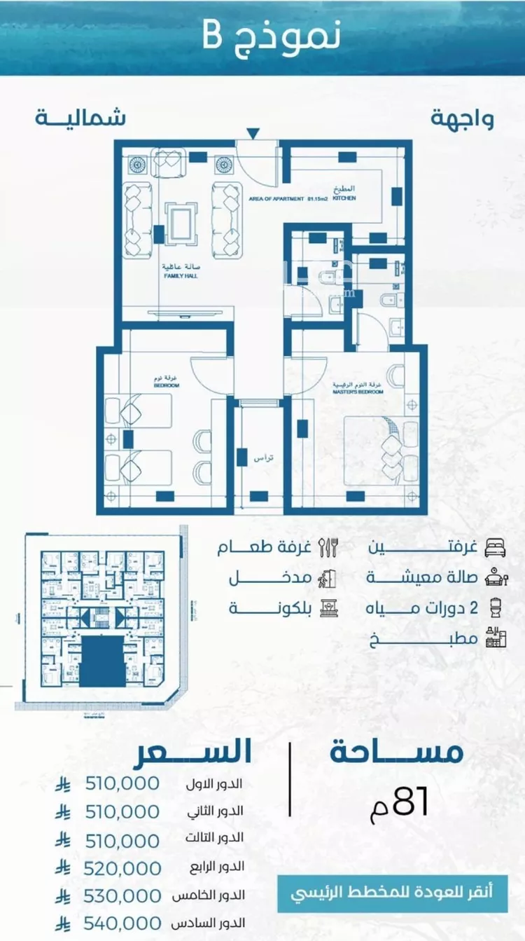 Apartment for Sale in Jeddah Al Ruwais