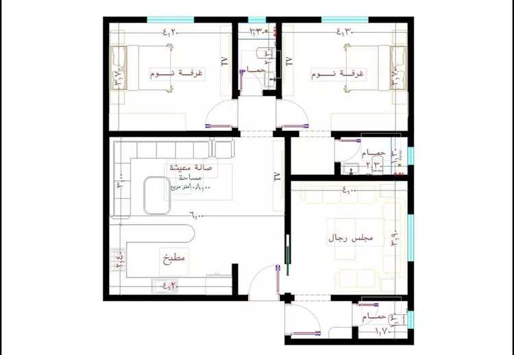 شقة للبيع في شارع الستين , حي النزهة, مدينة جدة, منطقة مكة المكرمة صورة 2