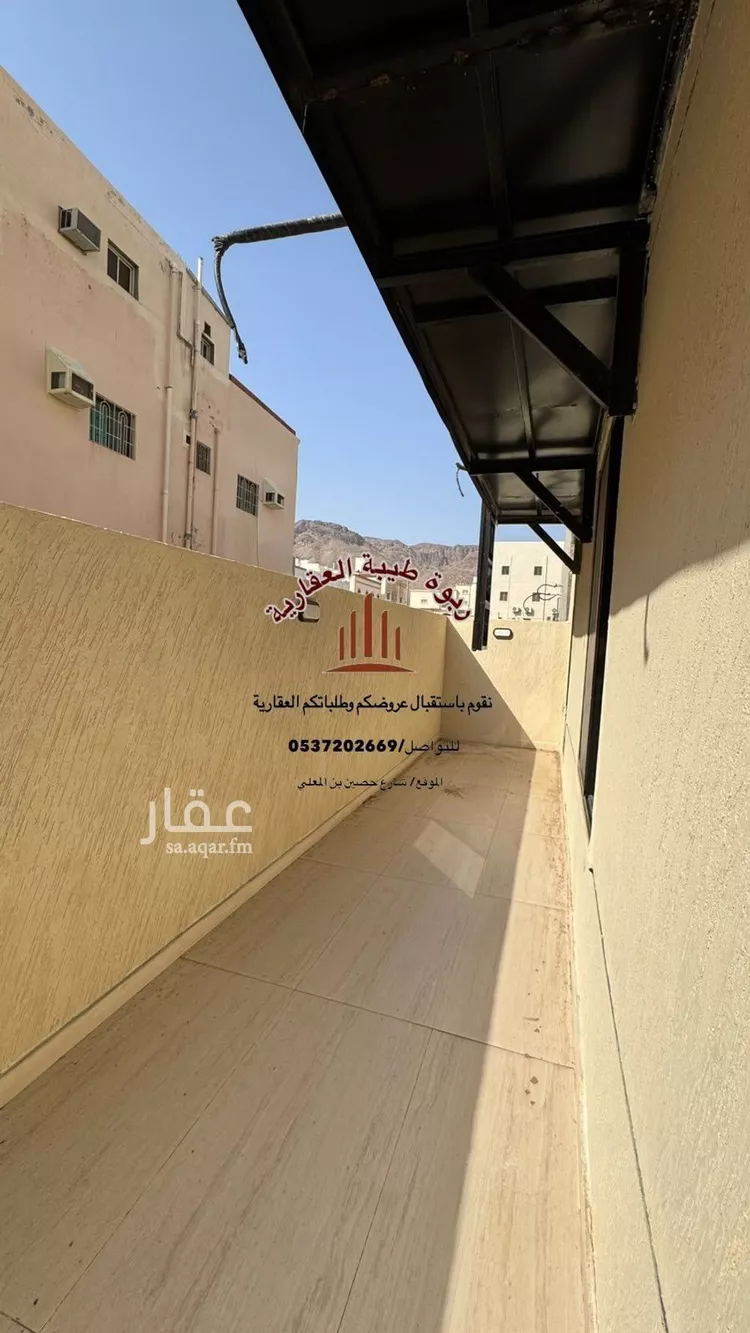 شقة للإيجار في شارع سعد بن الاطول, حي الجابرة, مدينة المدينة المنورة, منطقة المدينة المنورة 7