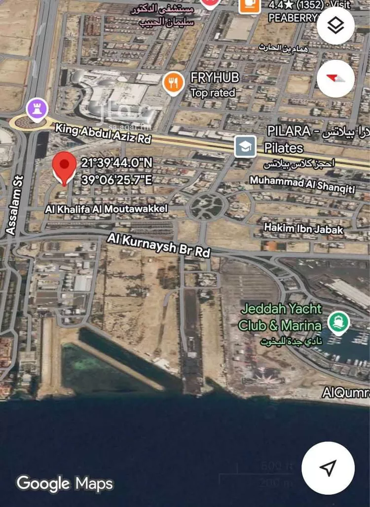 أرض للبيع في شارع عبدالله ابن رايب, حي الشاطئ, مدينة جدة, منطقة مكة المكرمة صورة 2