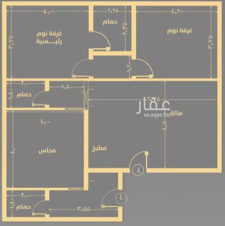 شقة للبيع في شارع محمد ابراهيم الزغبى, حي الروضة, مدينة جدة, منطقة مكة المكرمة