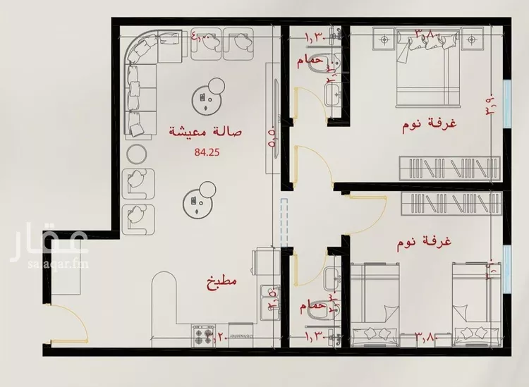 شقة للبيع في شارع برهان الدين الداراني, حي الياقوت, مدينة جدة, منطقة مكة المكرمة 10