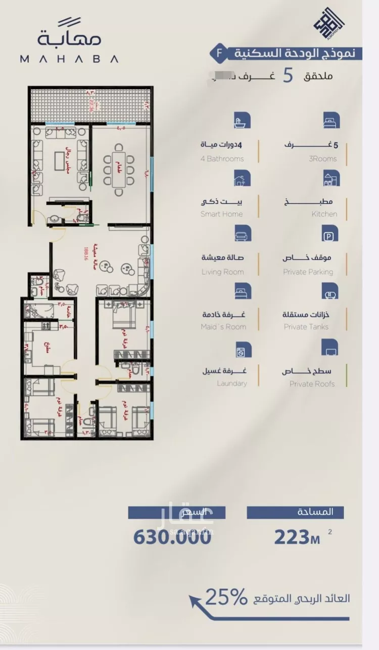 شقة للبيع في شارع برهان الدين الداراني, حي الياقوت, مدينة جدة, منطقة مكة المكرمة 9