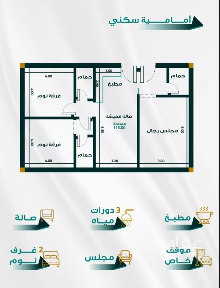 شقة للبيع في شارع ابو ذر الغفاري, حي الفيحاء, مدينة جدة, منطقة مكة المكرمة صورة 2