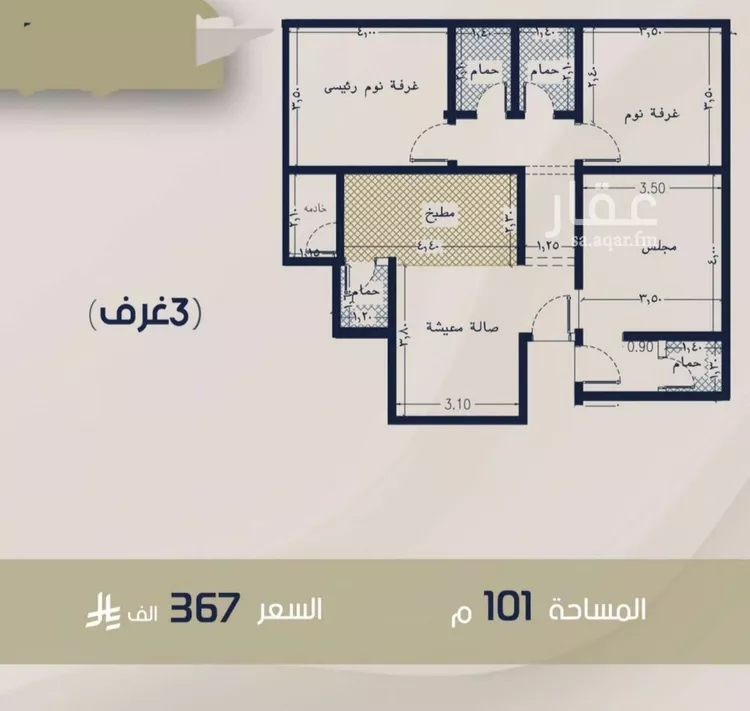 شقة للبيع في شارع الحافظ الواسطي, حي الربوة, مدينة جدة, منطقة مكة المكرمة صورة 3