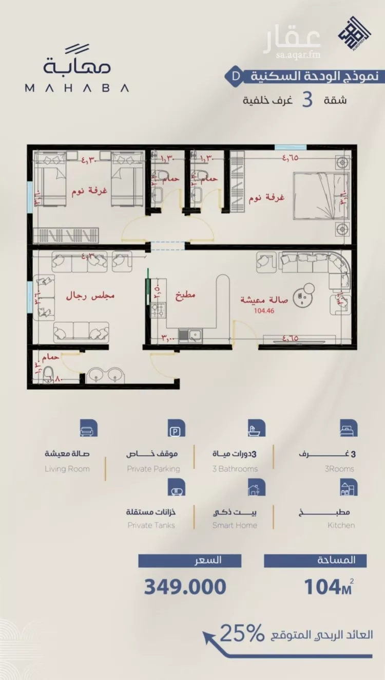 شقة للبيع في شارع برهان الدين الداراني, حي الياقوت, مدينة جدة, منطقة مكة المكرمة صورة 5