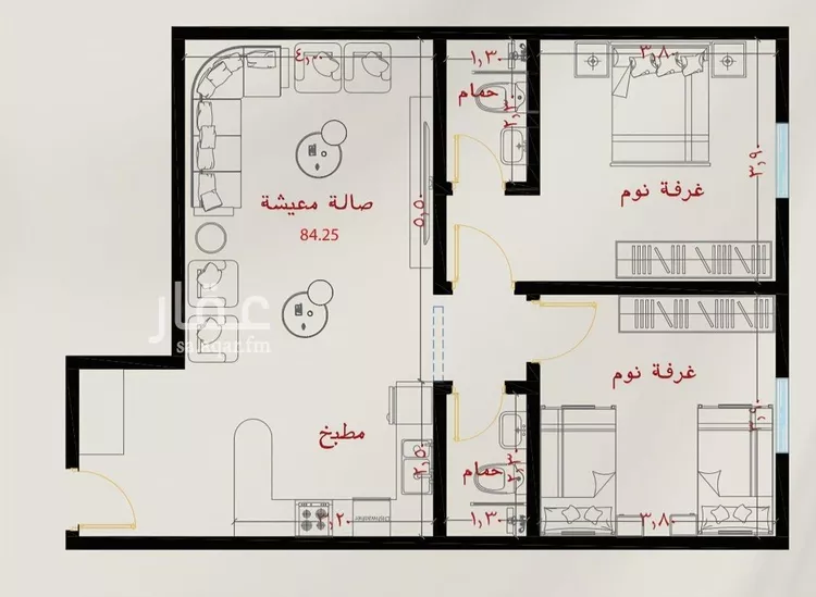 شقة للبيع في شارع برهان الدين الداراني, حي الياقوت, مدينة جدة, منطقة مكة المكرمة 10