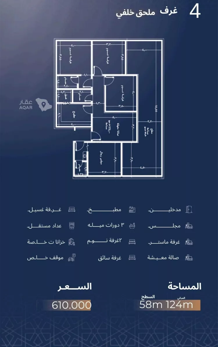 شقة للبيع في شارع سريه حسمي, حي الجامعة, مدينة جدة, منطقة مكة المكرمة 2