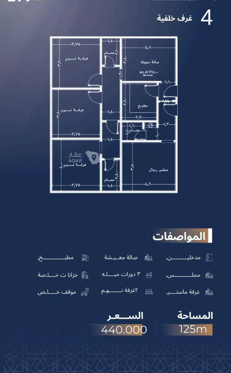 شقة للبيع في شارع الاشبيلي, حي الجامعة, مدينة جدة, منطقة مكة المكرمة 4