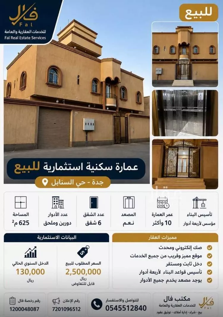 Building for Sale in Jeddah Al Sanabel
