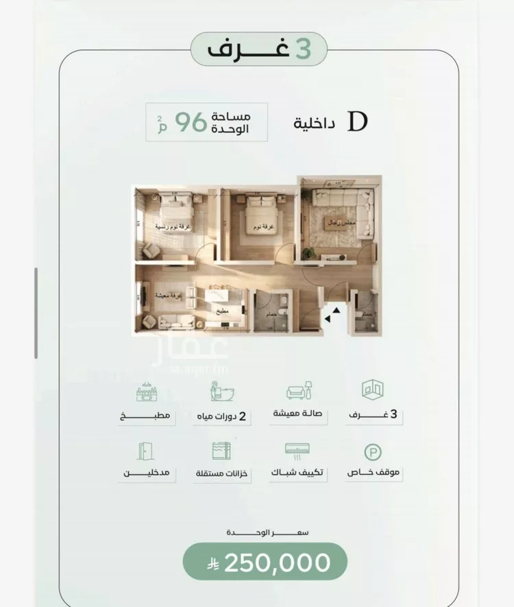 شقة للبيع في شارع محسن الجليلي, حي الريان, مدينة جدة, منطقة مكة المكرمة 2