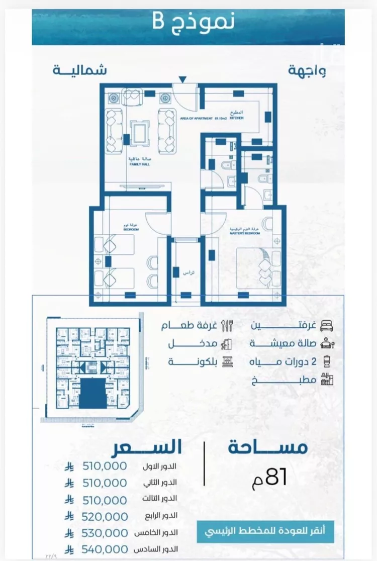 شقة للبيع في حي الرويس, مدينة جدة, منطقة مكة المكرمة صورة 3