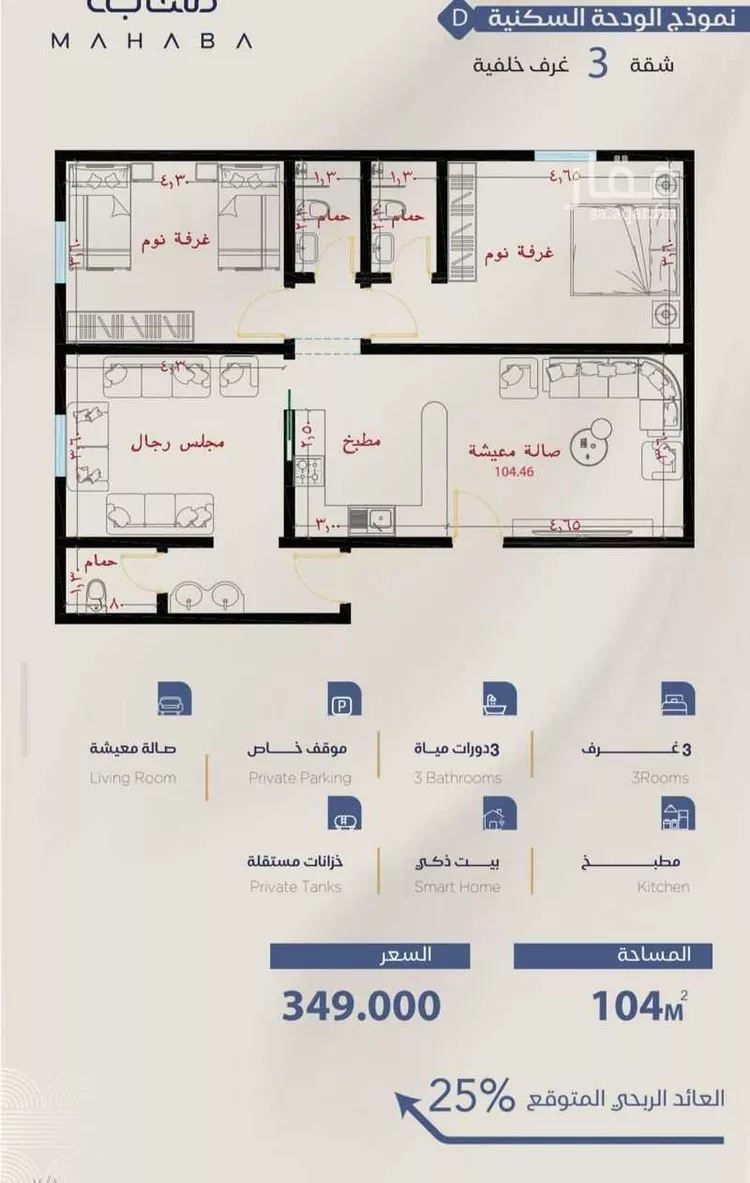 Apartment for Sale in Jeddah Al Yaqout