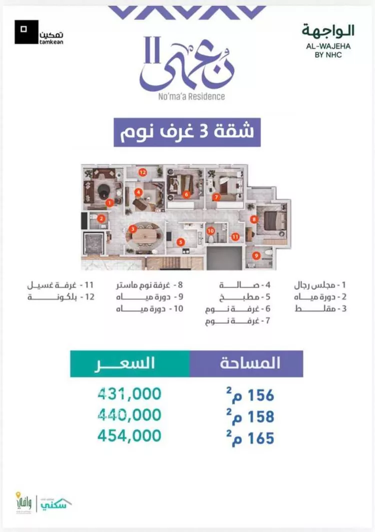 شقة للبيع في شارع الخبر, حي الإسكان الشمالي, مدينة الدمام, المنطقة الشرقية