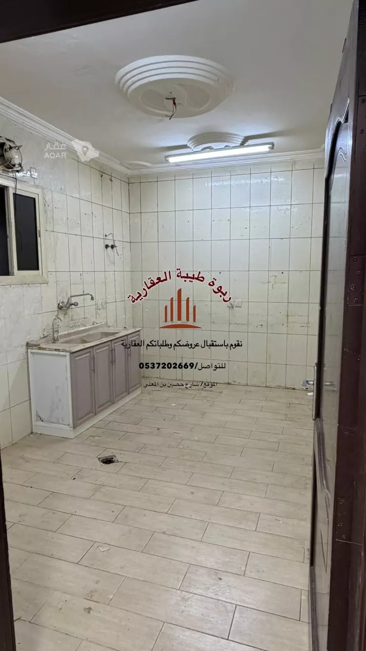 شقة للإيجار في شارع حصين ابن المعلي, حي الرانوناء, مدينة المدينة المنورة, منطقة المدينة المنورة