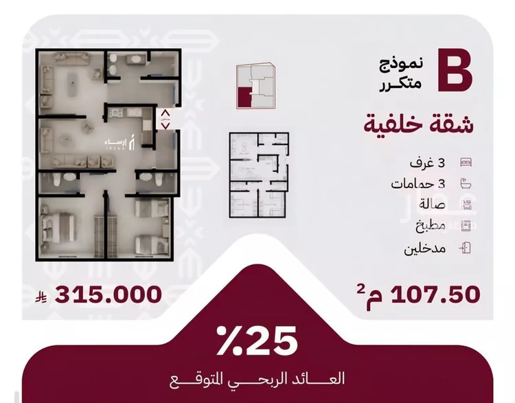شقة للبيع في شارع عثمان ابن عوف, حي الريان, مدينة جدة, منطقة مكة المكرمة 12
