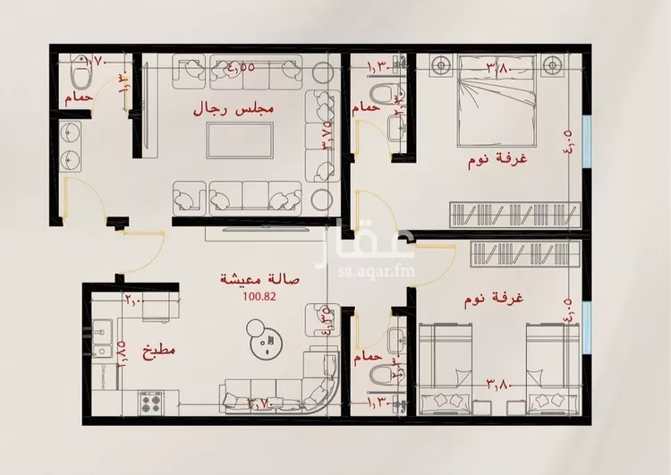 شقة للبيع في شارع برهان الدين الداراني, حي الياقوت, مدينة جدة, منطقة مكة المكرمة صورة 3