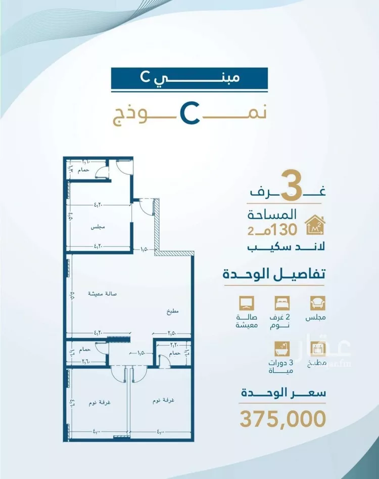 شقة للبيع في شارع برهان الدين الداراني, حي الفيحاء, مدينة جدة, منطقة مكة المكرمة صورة 3
