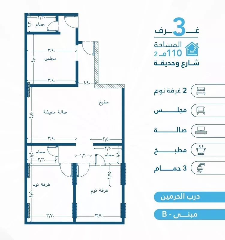 شقة للبيع في شارع احمد بن عيسى الرومي, حي الفيحاء, مدينة جدة, منطقة مكة المكرمة 9