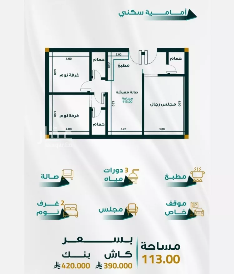 شقة للبيع في شارع ابو ذر الغفاري, حي الفيحاء, مدينة جدة, منطقة مكة المكرمة 8