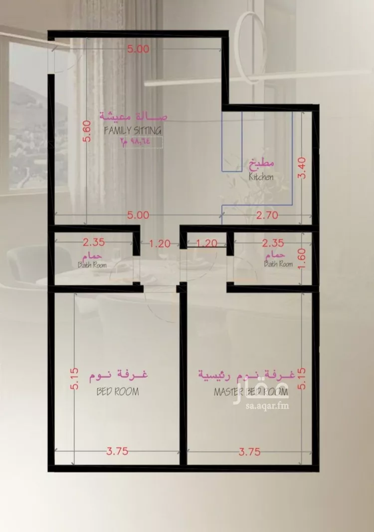 شقة للبيع في شارع العليا هلز, حي أبحر الجنوبية, مدينة جدة, منطقة مكة المكرمة 9