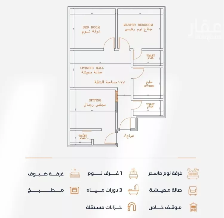 شقة للبيع في شارع إبن الأهشم, حي الصفاء, مدينة جدة, منطقة مكة المكرمة صورة 3