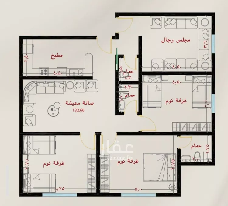شقة للبيع في شارع برهان الدين الداراني, حي الياقوت, مدينة جدة, منطقة مكة المكرمة صورة 2