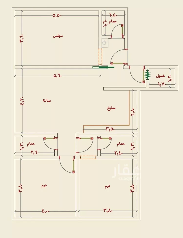 شقة للبيع في شارع الياقوت , حي الياقوت, مدينة جدة, منطقة مكة المكرمة 6