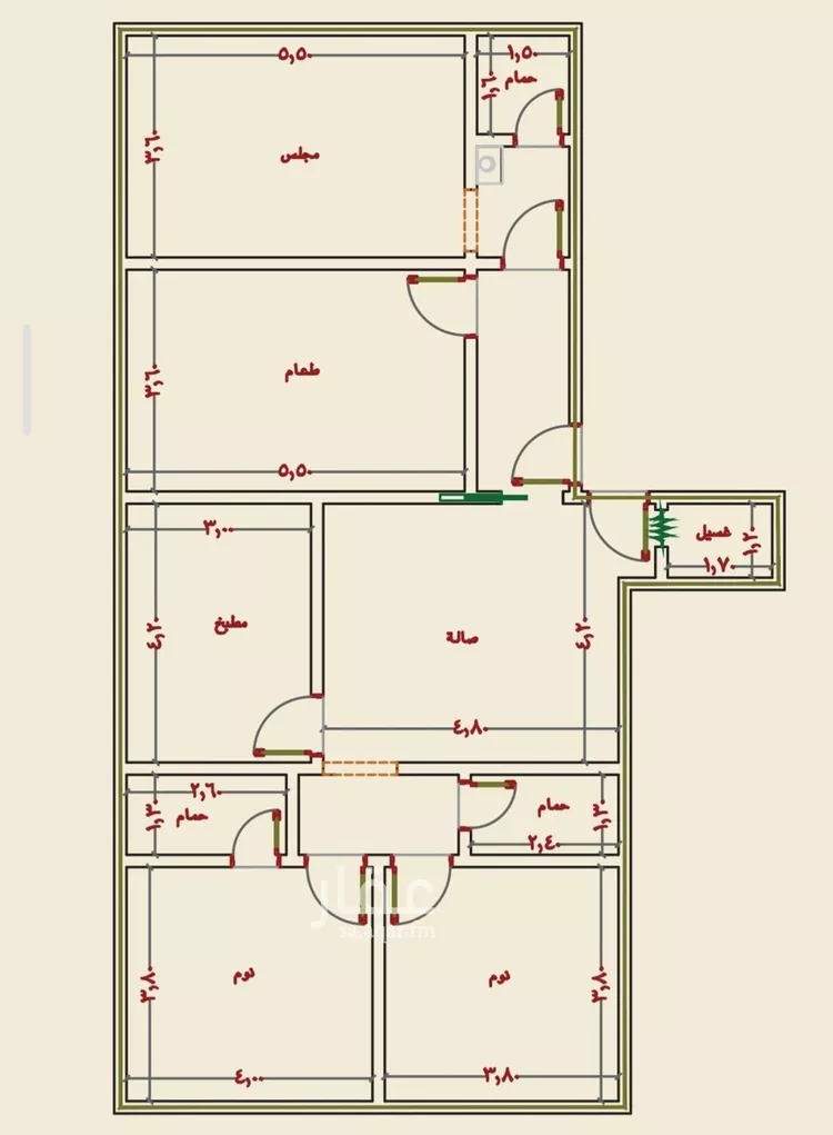 شقة للبيع في شارع الحصين الذبياني, حي الياقوت, مدينة جدة, منطقة مكة المكرمة 12