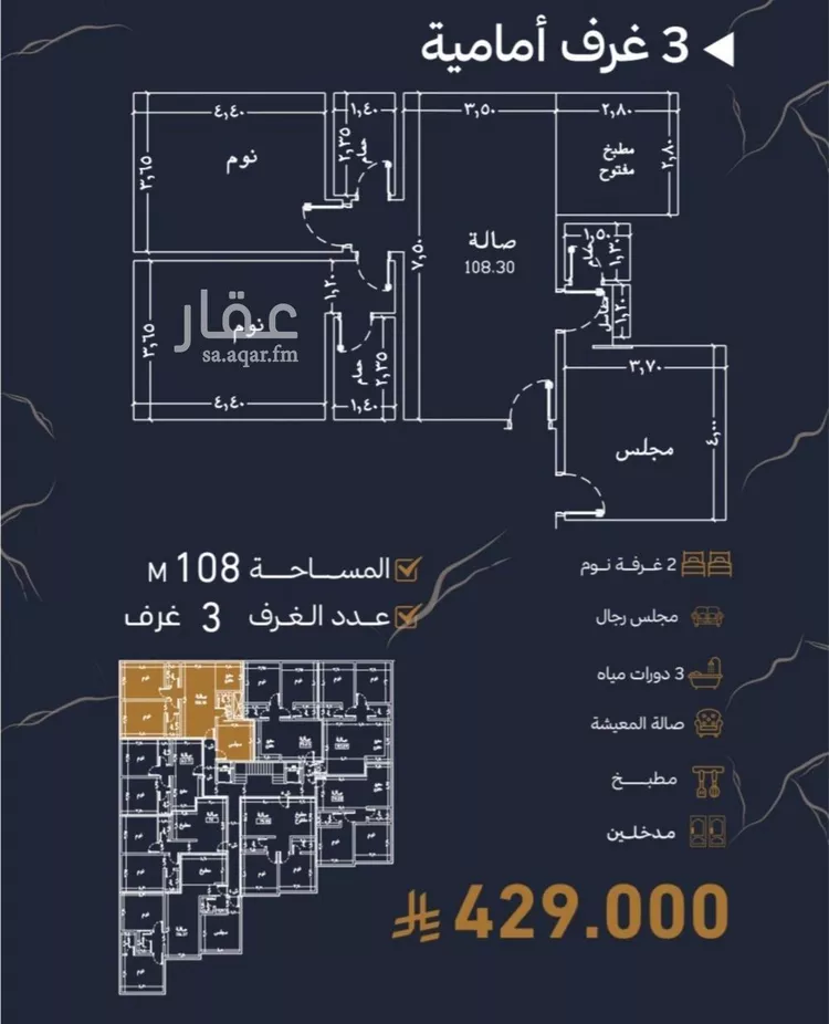 شقة للبيع في شارع حي ابحر الجنوبية , حي أبحر الجنوبية, مدينة جدة, منطقة مكة المكرمة 8
